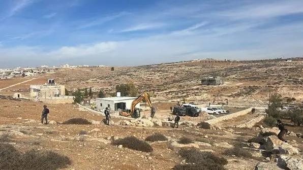 الاحتلال يدمر بركتي مياه شرق مدينة أريحا